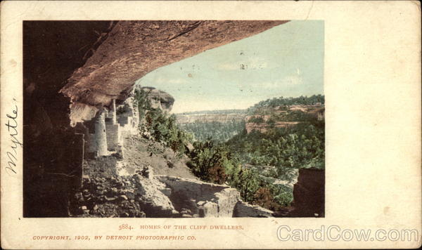 Homes of the Cliff Dwellers Native Americana