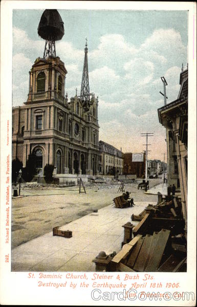 St. Dominic Church, Steiner & Bush Sts San Francisco California