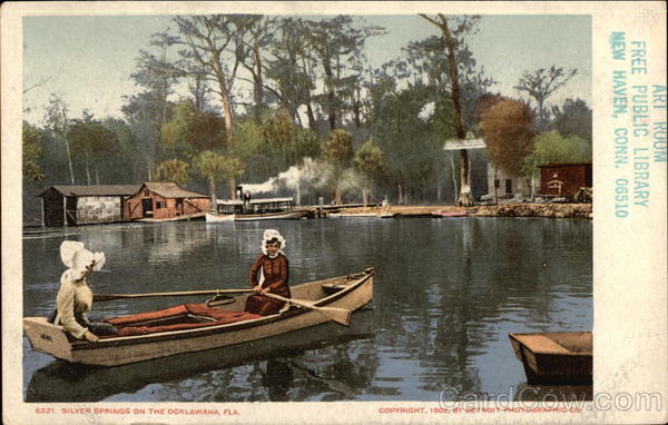 Boating on the Okclawaha Silver Springs Florida