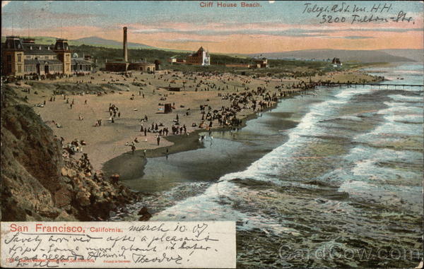 Cliff House Beach San Francisco California