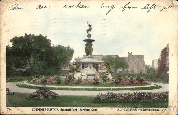 Corning Fountain, Bushnell Park Hartford Connecticut