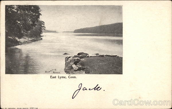 Looking Up Niantic River East Lyme Connecticut