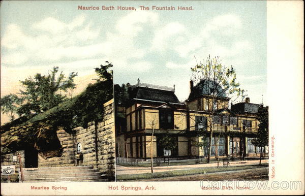 Maurice Bath House, The Fountain Head Hot Springs Arkansas
