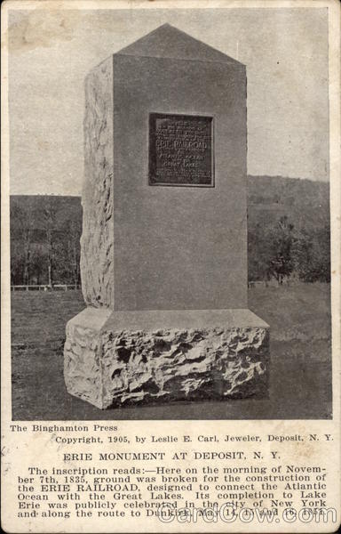 Erie Monument Deposit New York