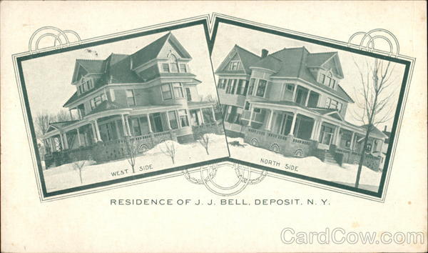 Residence of J.J. Bell Deposit New York