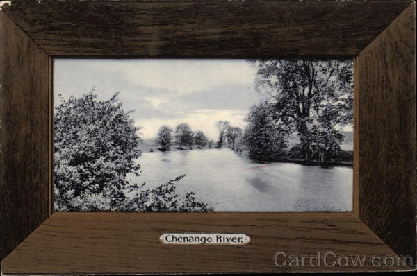 View of the Chenango River New York