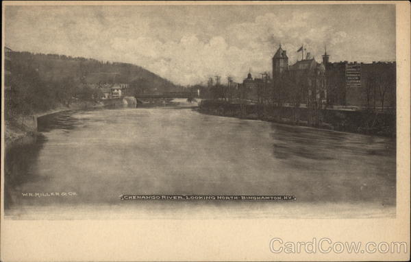 Chenango River, Looking North Binghamton New York