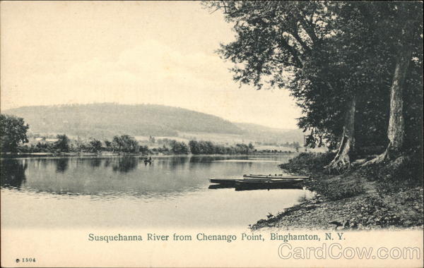 Susquehanna River from Chenango Point Binghamton New York