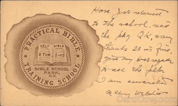 Practical Bible Training School Bible School Park New York