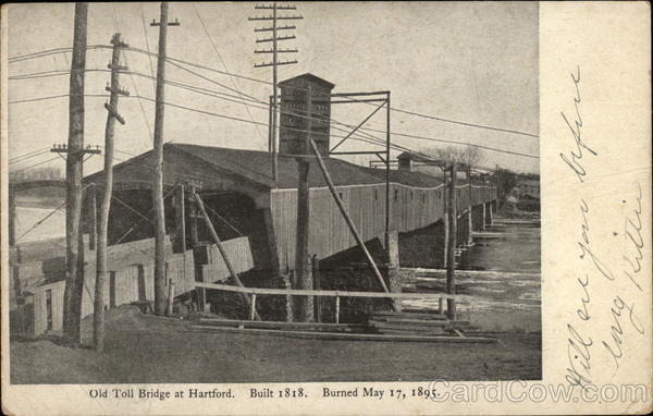 Old Toll Bridge at Hartford Connecticut
