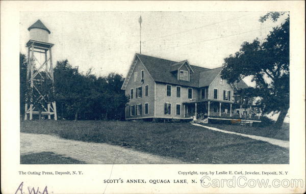 Scott's Annex Oquaga Lake New York