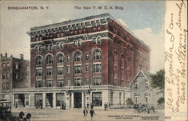 The New Y.M.C.A. Building Binghamton New York