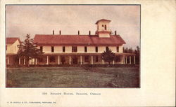 View of Seaside House Postcard