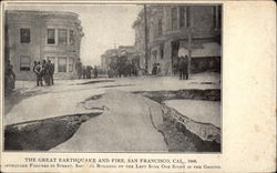 The Great Earthquake and Fire 1906 San Francisco, CA Postcard Postcard