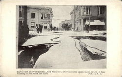 Eighteenth and Valencia Streets Postcard