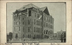 Girl's High School, Geary Street, April, 1906 Postcard