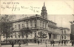 City Hall New York City, NY Postcard Postcard