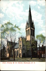 Trinity M. E. Church Newburgh, NY Postcard Postcard