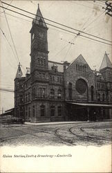 Union Station - Tenth & Broadway Postcard