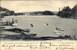 Lower Landing, Snipsic Lake Postcard