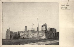 South View Showing Guard Tower Postcard