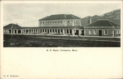 N.P. Depot Postcard