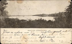 Looking Across Eagle Lake Postcard