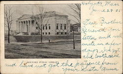 View of Public Library Postcard