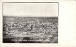 View of City and Surrounding Country Postcard
