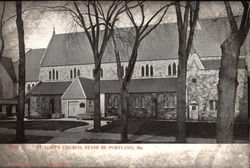 St. Lukes Church - Stete Street Postcard