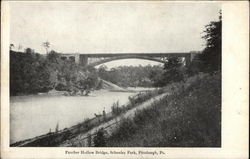 Panther Hollow Bridge, Schenley Park Pittsburgh, PA Postcard Postcard