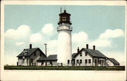 Highland Light North Truro, MA Postcard Postcard