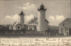 Chatham Lights Massachusetts Postcard Postcard