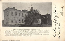 Owen (Or Comstock) Whip Factory Windsor, NY Postcard Postcard
