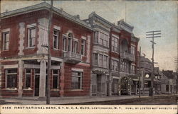 First National Bank & Y.M.C.A. Building Postcard