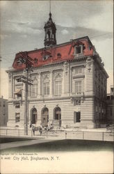 City Hall Binghamton, NY Postcard Postcard