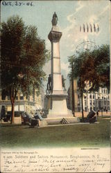 Soldiers and Sailors Monument Postcard