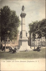 Soldiers and Sailors Monument Postcard