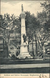 Soldiers and Sailors Monumnet Postcard