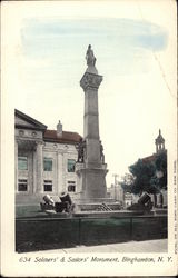 Soldiers & Sailors Monument Postcard