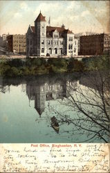 Post Office Binghamton, NY Postcard Postcard