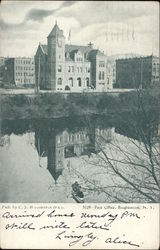 View of Post Office Binghamton, NY Postcard Postcard