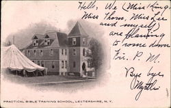 Practical Bible Training School Lestershire, NY Postcard Postcard
