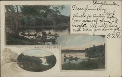 Various Views of Lilly Lake Postcard