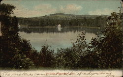 Looking Across Lily Lake Postcard