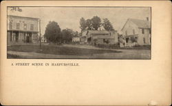 A Street Scene Harpursville, NY Postcard Postcard