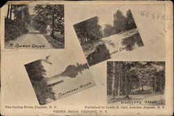 Views Near Deposit, N.Y Postcard