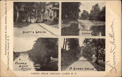 Greetings Oquaga Lake, NY Postcard Postcard