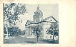 View of Court House Postcard