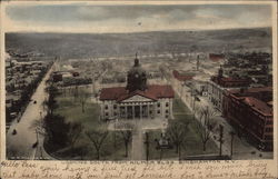 Looking South from Kilmer Building Postcard